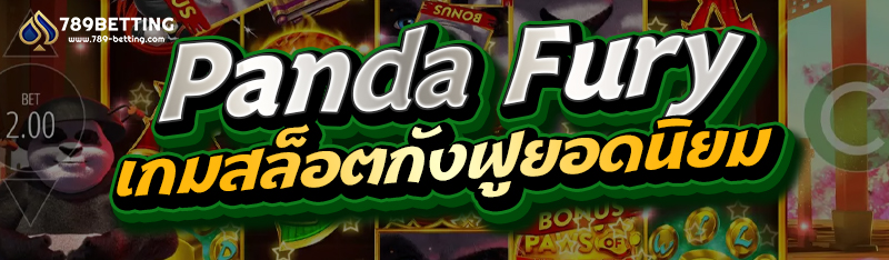 Panda Fury เกมสล็อตกังฟูยอดนิยม