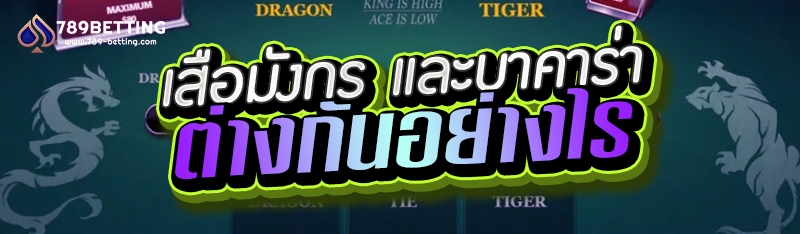 เสือมังกร และบาคาร่า ต่างกันอย่างไร